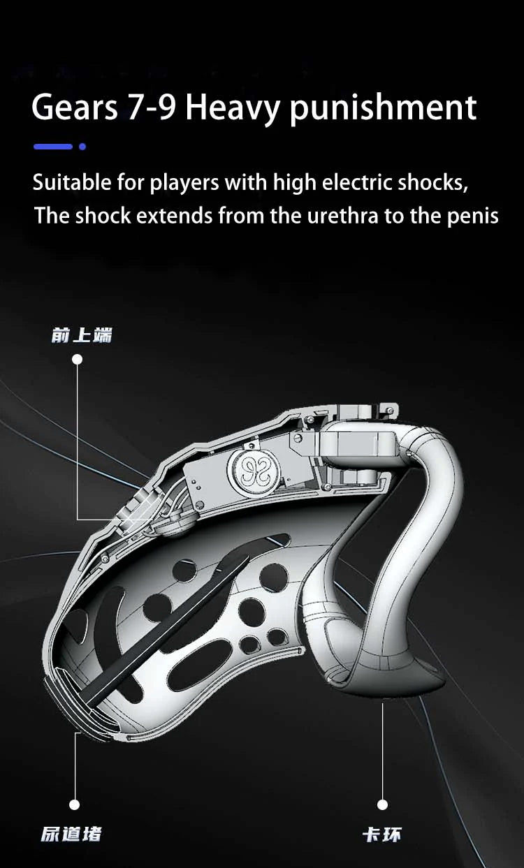 [𝗣𝗥𝗘-𝗢𝗥𝗗𝗘𝗥] Lockink Nautilus Wireless Remote Control Electric Shock Chastity