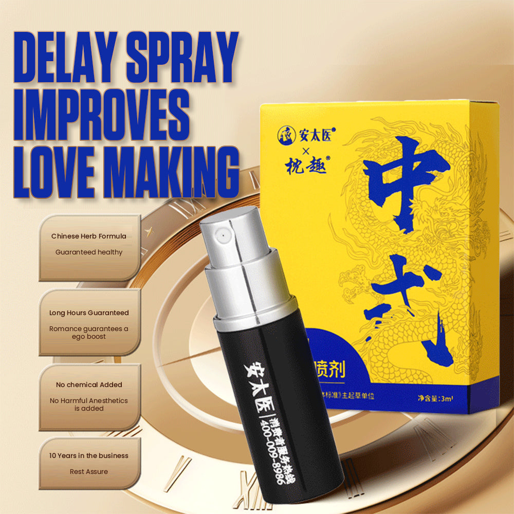 Chinese Style Delay Spray for Men - Sexual Enhancer to Control Climax