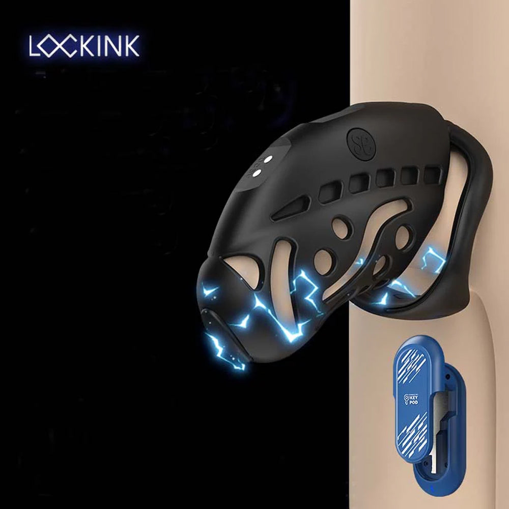 [𝗣𝗥𝗘-𝗢𝗥𝗗𝗘𝗥] Lockink Nautilus Wireless Remote Control Electric Shock Chastity