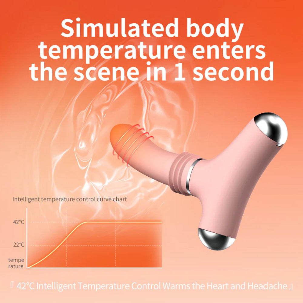 ROOMFUN Strong Shock Heated Vibrator with APP Control Sexy