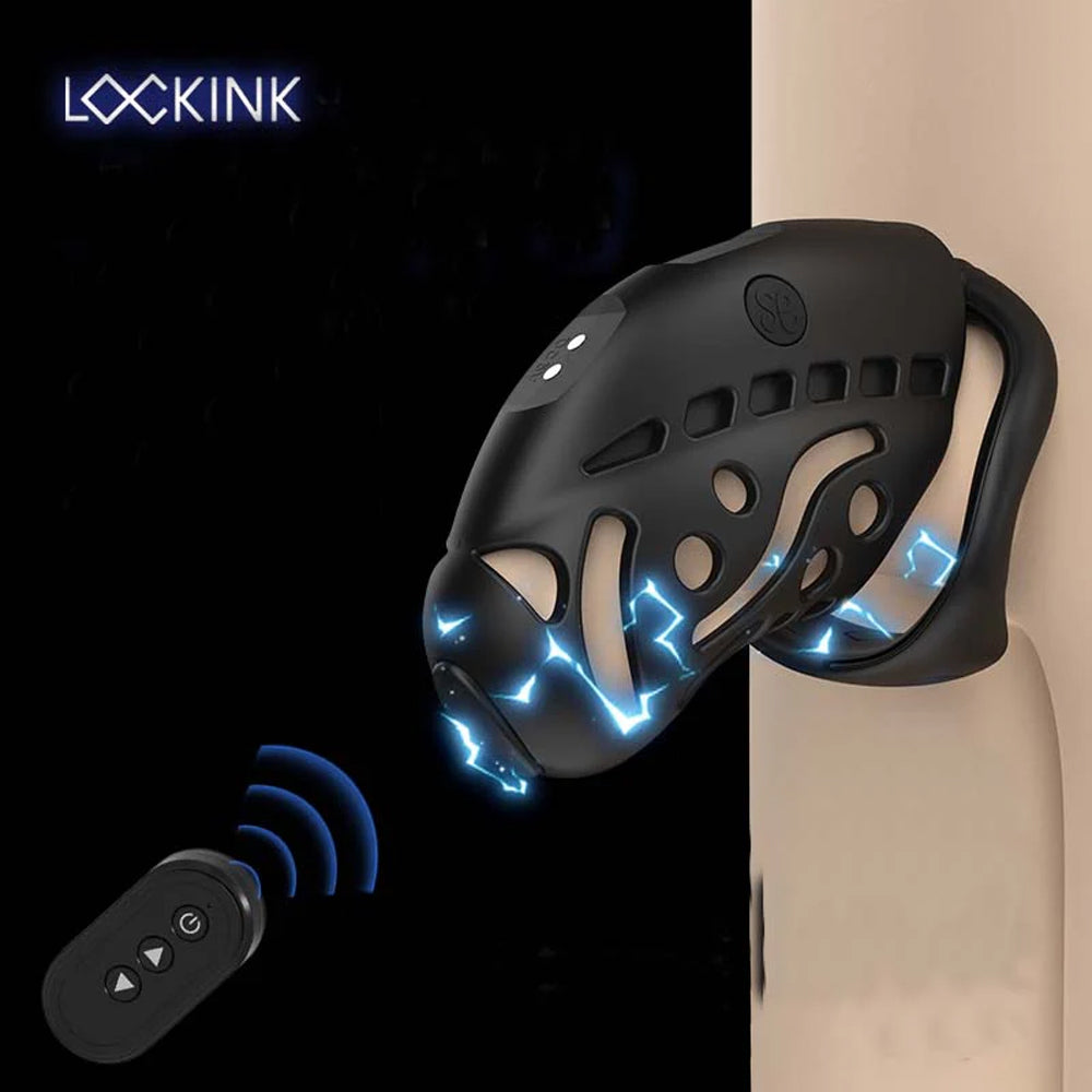 [𝗣𝗥𝗘-𝗢𝗥𝗗𝗘𝗥] Lockink Nautilus Wireless Remote Control Electric Shock Chastity