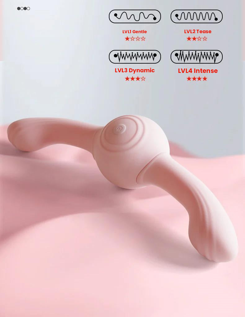 Roomfun Flexible Double-ended vibrating strapless strap-on Dildo